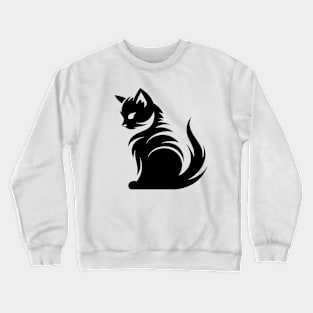 Black Cat Crewneck Sweatshirt